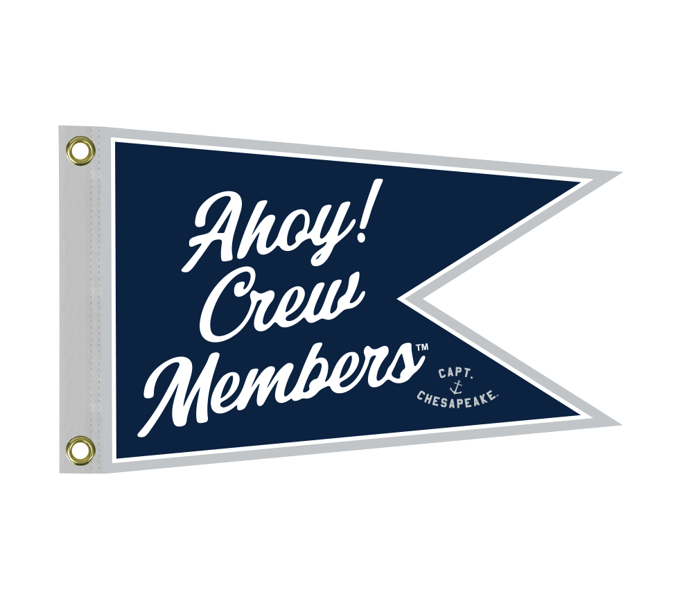 Ahoy! Swallowtail Boat Flag