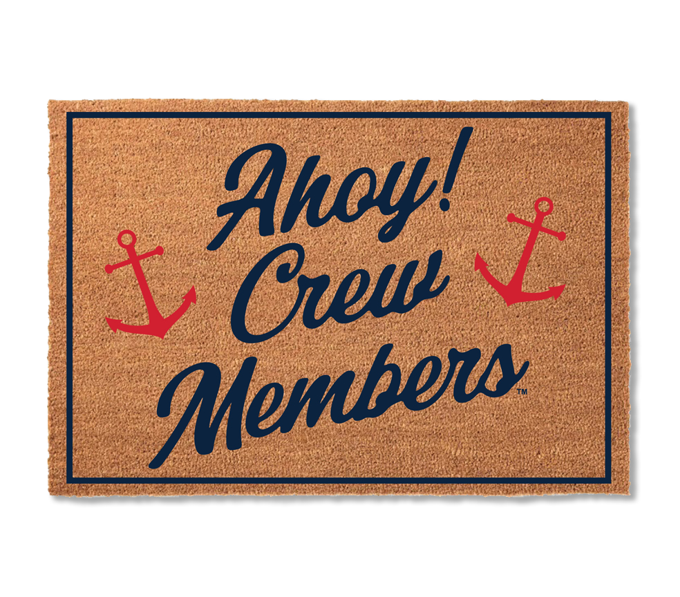 Ahoy! Outdoor Welcome Mat