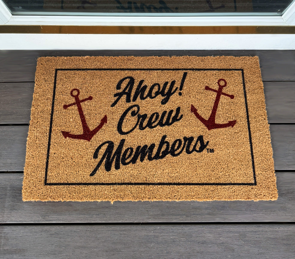 Ahoy! Outdoor Welcome Mat