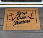 Ahoy! Outdoor Welcome Mat