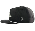 Captain's Chain Stitch Flat Brim Cap