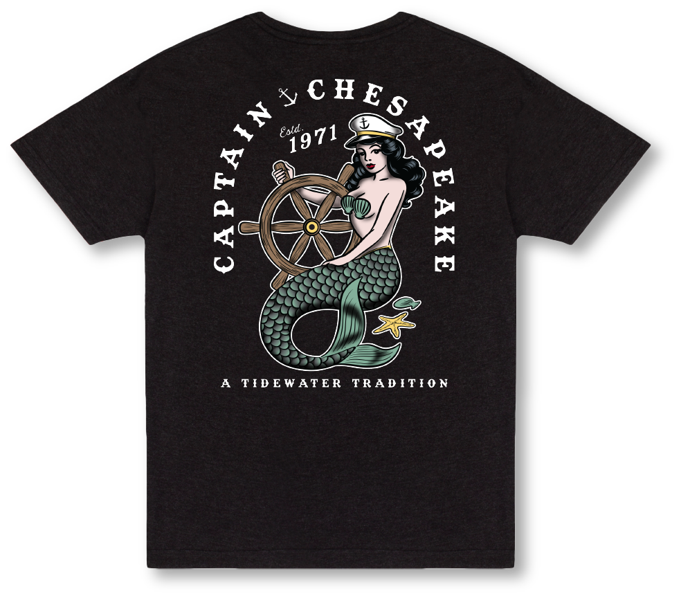 Capt. Mermaid Short Sleeve Tee