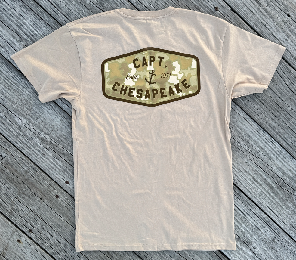 Capt. Chesapeake Duck Camo Tee