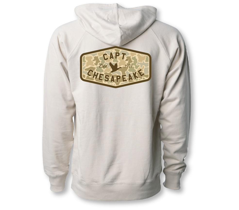 Capt. Chesapeake Duck-Duck Camo Hoodie - Captain Chesapeake